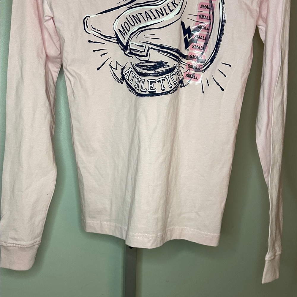 NWT West Virginia Mountaineers Athletics Champion Light Pink Long-Sleeve Tee, S - Picture 7 of 15